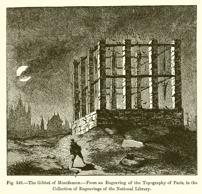A montfauconi Gibbet alkotó: French School
