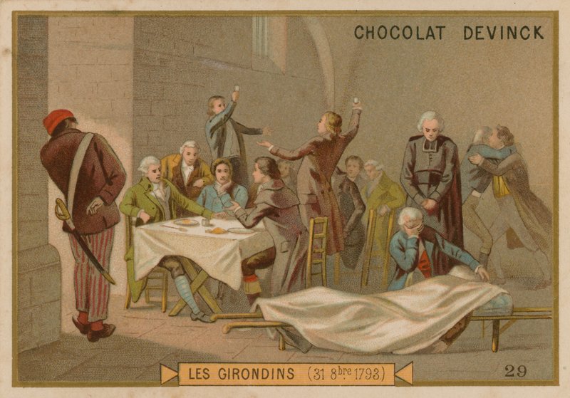 Girondins, francia forradalom, 1793. október 31 alkotó: French School