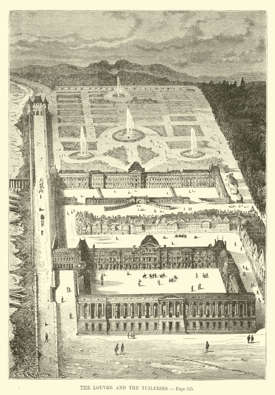 A Louvre és a Tuileriák alkotó: French School