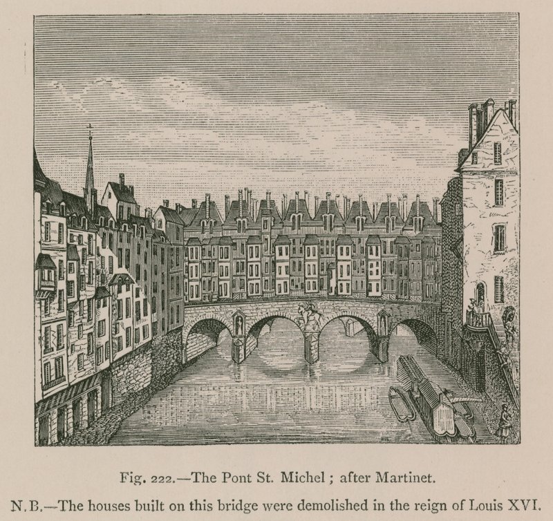 A Pont St. Michel; Martinet után alkotó: French School