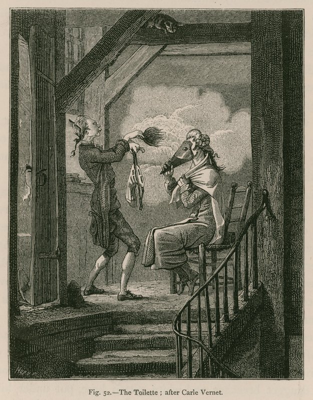 A WC; Carle Vernet után alkotó: French School