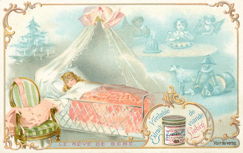 A baba álma (chromolitho) alkotó: French School