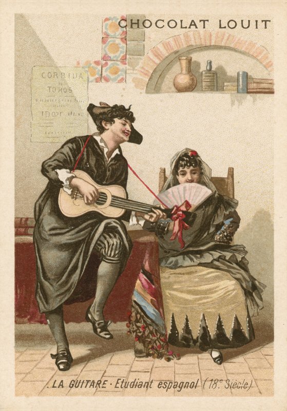 A gitár: spanyol diák (18. század) alkotó: French School