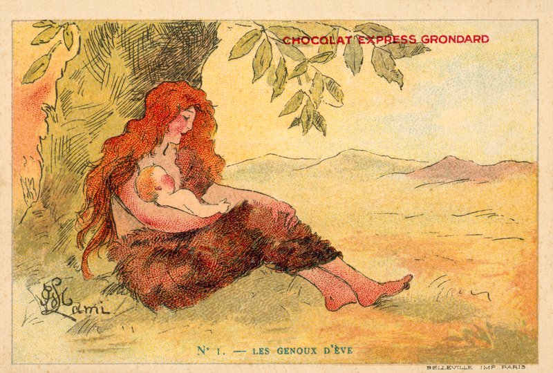 Éva térdei alkotó: French School