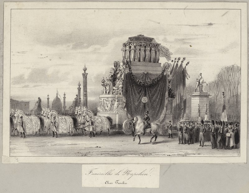 Bonaparte Napóleon állami temetése alkotó: French School