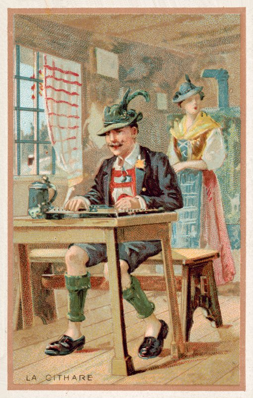 A citera (chromolitho) alkotó: French School