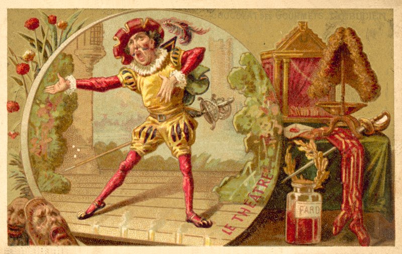 Színház (chromolitho) alkotó: French School