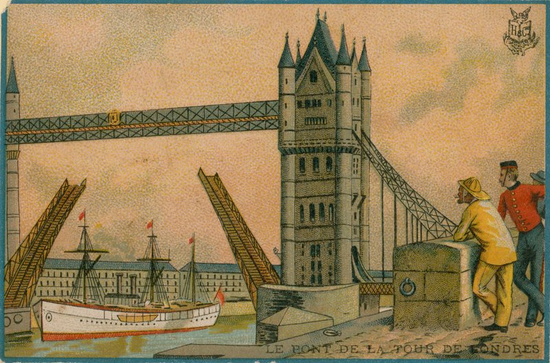 Tower Bridge, London alkotó: French School