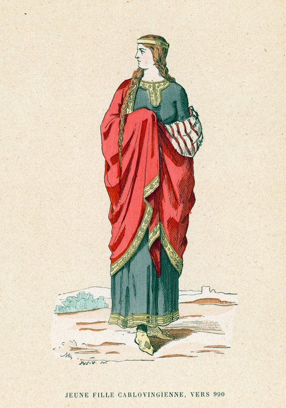 Fiatal lány, 990 körül alkotó: French School