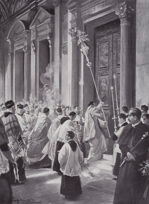 Nagyböjti szokás, Róma alkotó: G.S. Amato