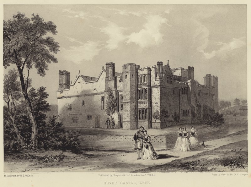 Hever kastély, Kent alkotó: G. F. Sargent