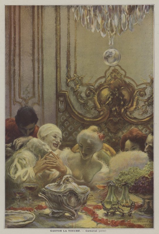 Karnevál (karnevál) alkotó: Gaston de la Touche