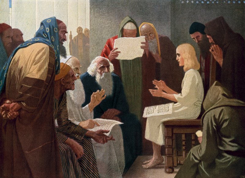Jézus a templomban alkotó: Gebhard Fugel