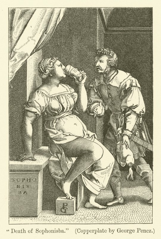 Sophonisba halála alkotó: Georg Pencz