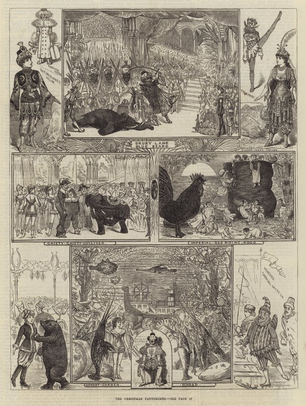 A karácsonyi pantomim alkotó: George Cruikshank