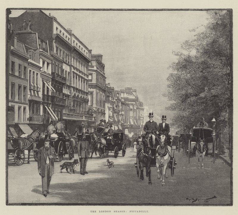 A londoni szezon, Piccadilly alkotó: George L. Seymour