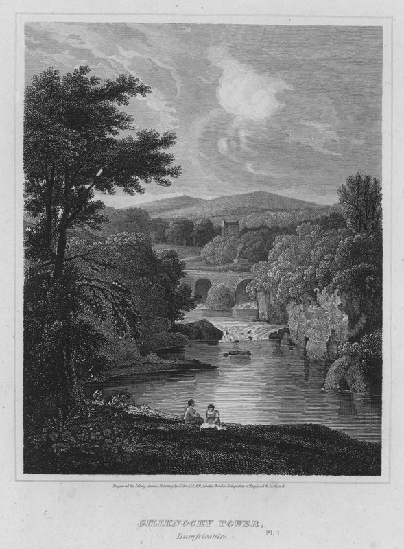 Gillknocky Tower, Dumfrieshire (metszet) alkotó: George (after) Arnald