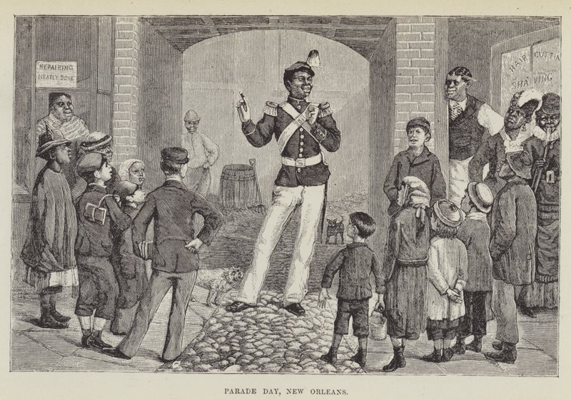 Parade Day, New Orleans alkotó: George Augustus Sala