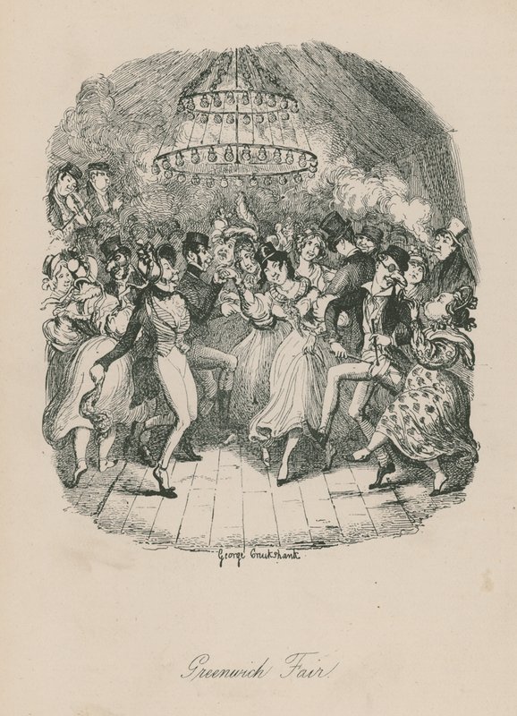 Greenwichi Vásár alkotó: George Cruikshank