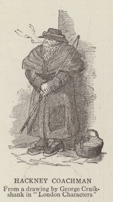 Hackney Coachman alkotó: George Cruikshank