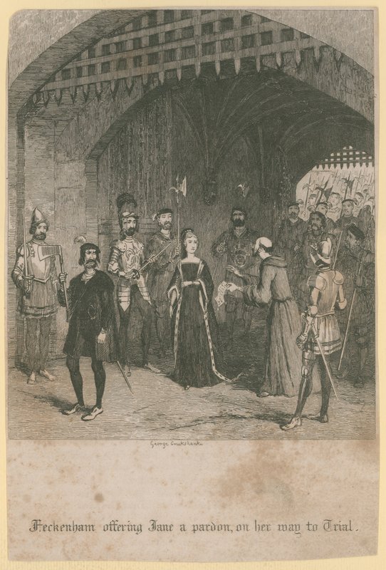 Heckenham bocsánatot ajánl Jane-nek alkotó: George Cruikshank
