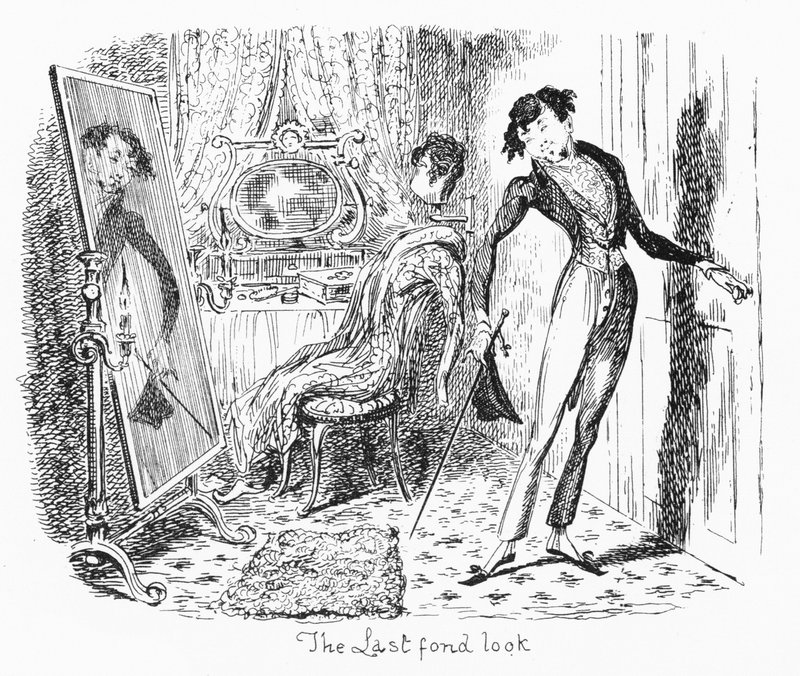 The Last Fat Look (metszet) alkotó: George Cruikshank