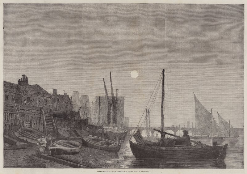 Peter-Boats Old Lambethben alkotó: George Henry Andrews