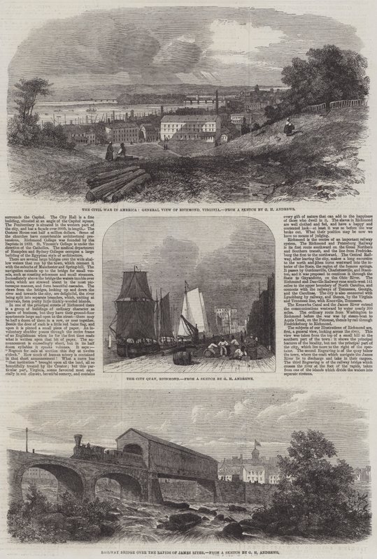 A polgárháború Amerikában alkotó: George Henry Andrews