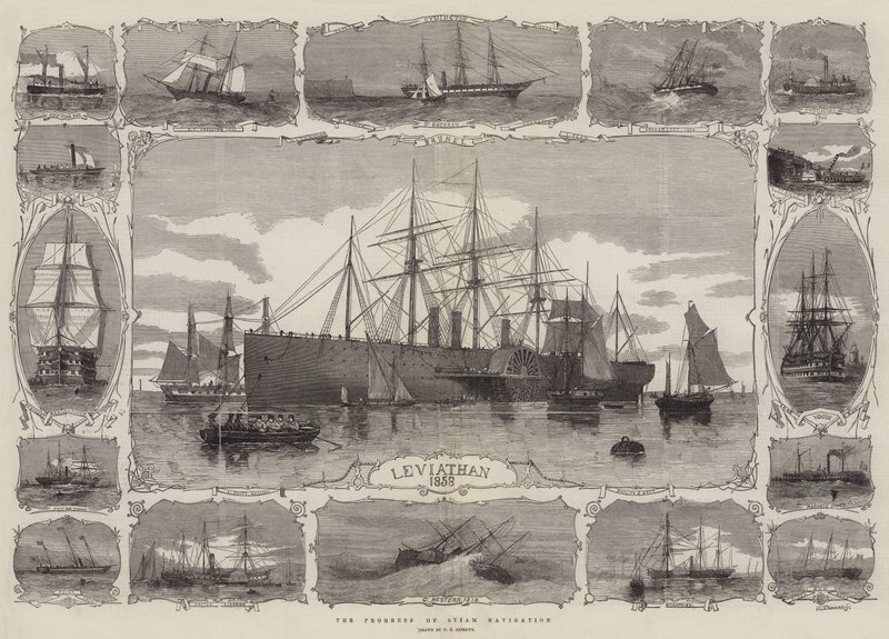 A Steam Navigáció fejlődése alkotó: George Henry Andrews