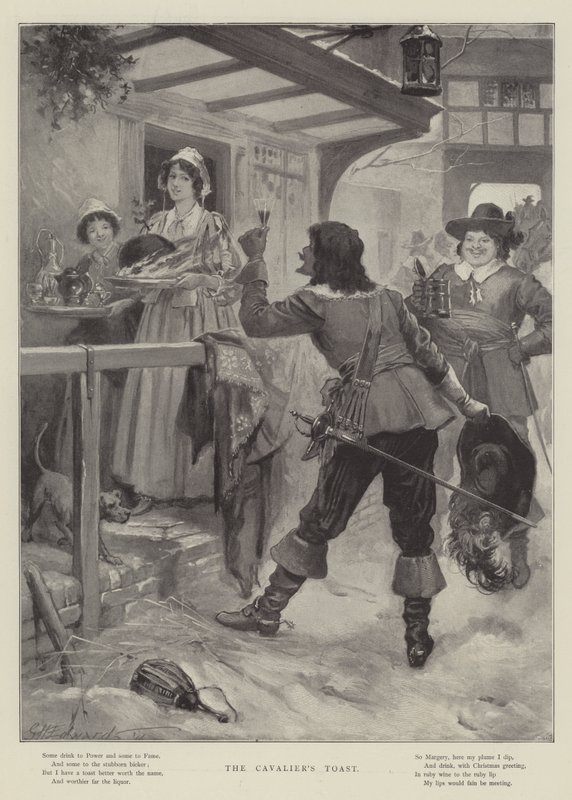 A Cavalier pirítósa alkotó: George Henry Edwards