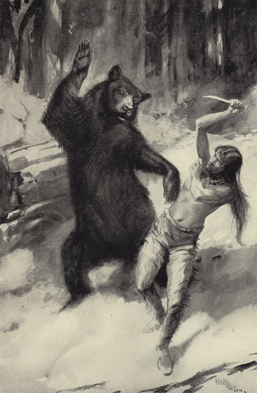 A sebhelyesek küzdenek a medvével alkotó: George Henry Evison