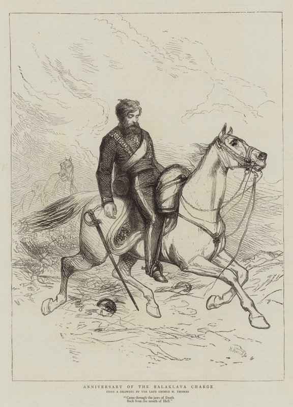 A Balaklava-töltés évfordulója alkotó: George Housman Thomas