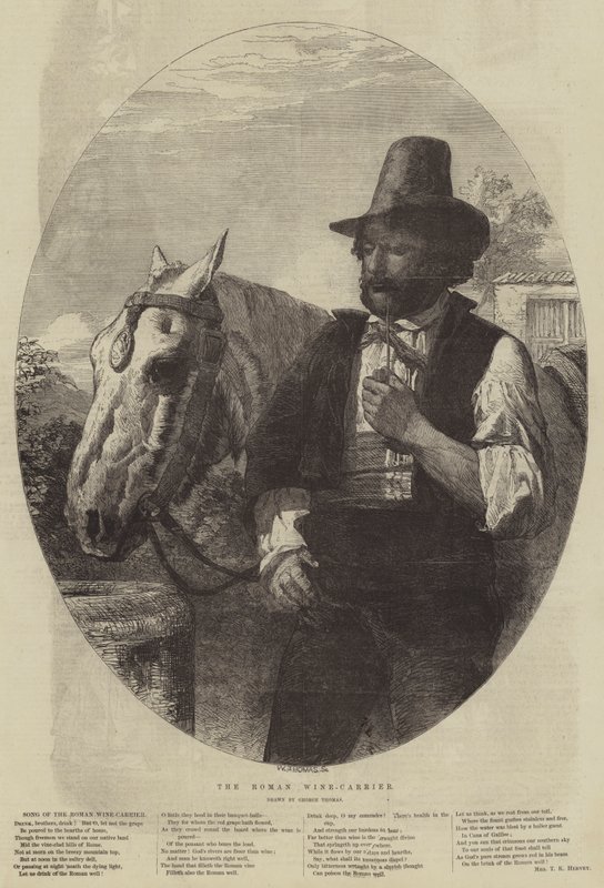 A római borszállító alkotó: George Housman Thomas