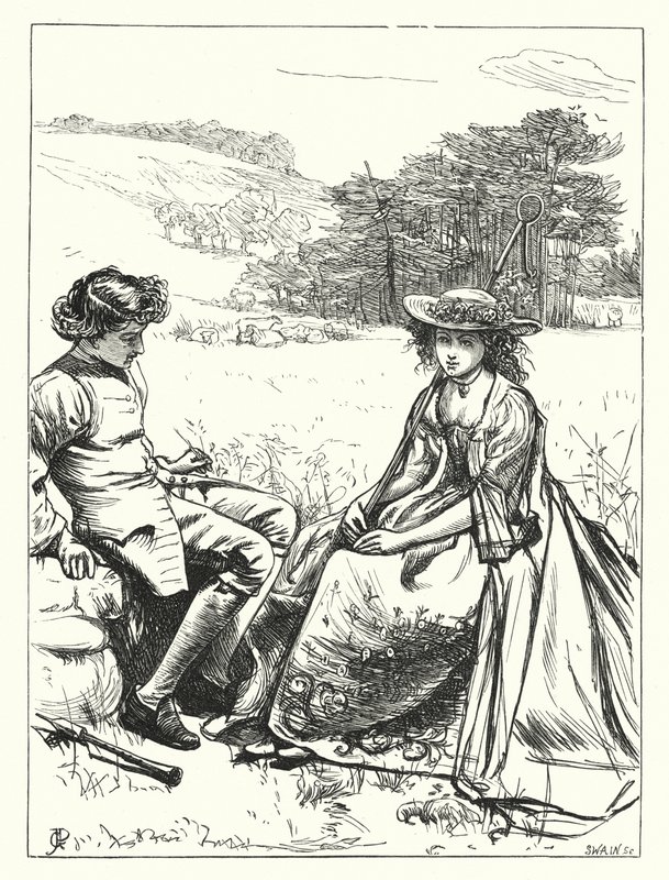 Őszi képek (metszet) alkotó: George John Pinwell