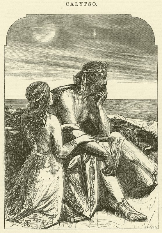 Calypso (metszet) alkotó: George John Pinwell