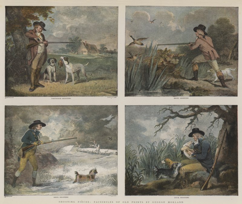 Shooting Pieces (chromolitho) alkotó: George Morland