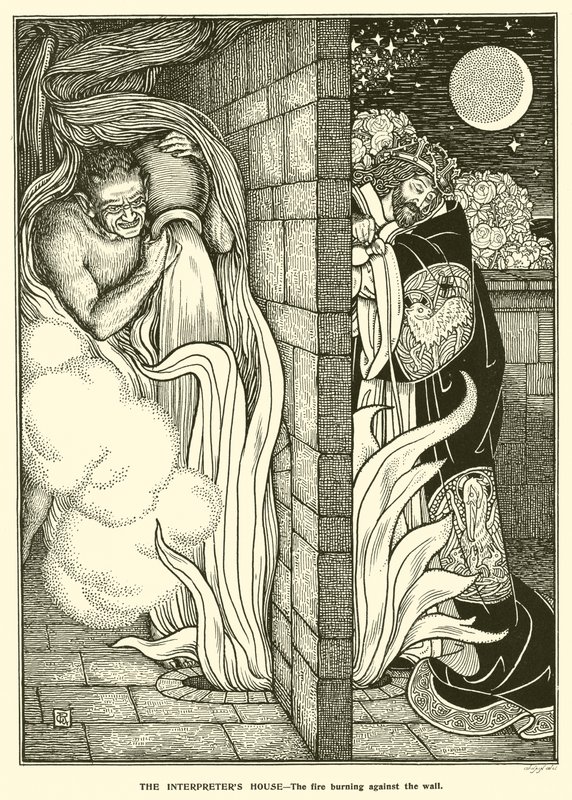 A tolmácsház (metszet) alkotó: George Woolliscroft Rhead