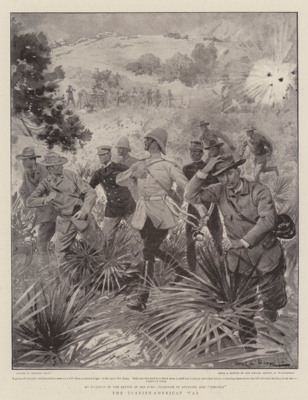A spanyol-amerikai háború alkotó: Georges Bertin Scott