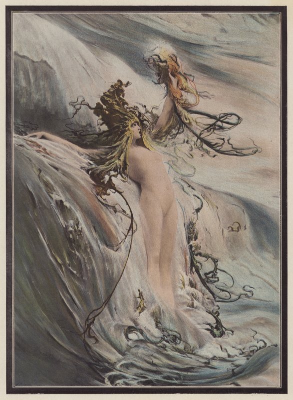 A nagy hullám (színes litó) alkotó: Georges Clairin