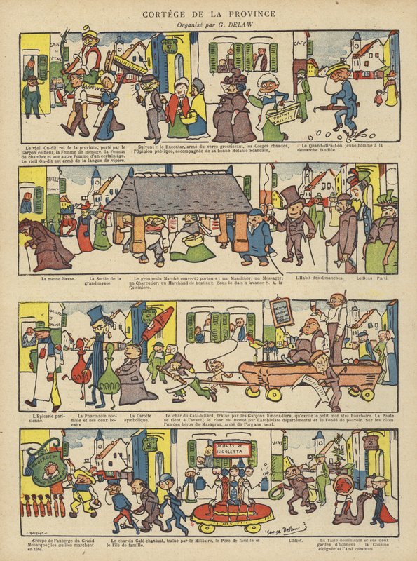 Illusztráció Le Rire alkotó: Georges Delaw