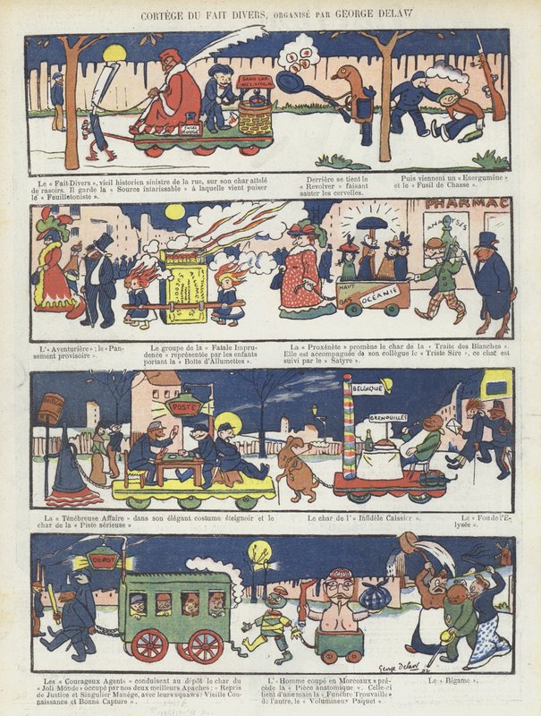 Illusztráció Le Rire alkotó: Georges Delaw