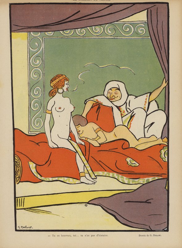 Illusztráció Le Rire alkotó: Georges Delaw