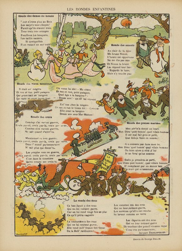 Illusztráció Le Rire alkotó: Georges Delaw