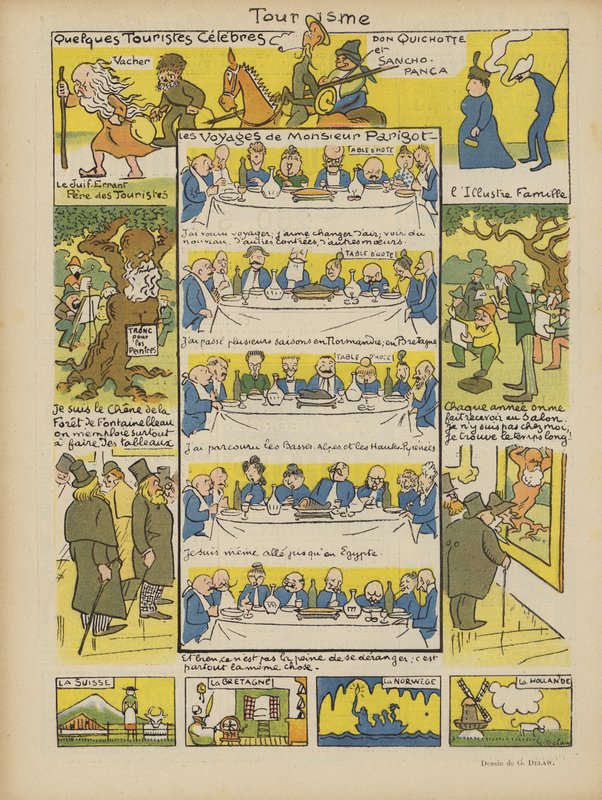Illusztráció Le Rire alkotó: Georges Delaw