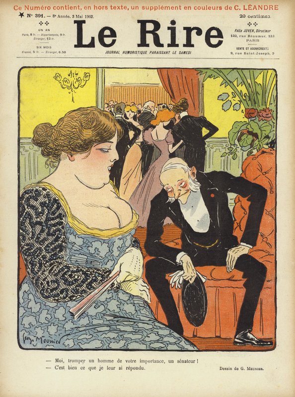 Illusztráció Le Rire alkotó: Georges Meunier