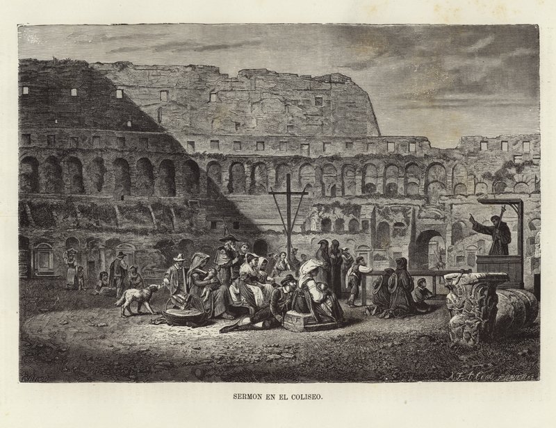 Prédikáció a Colosseumban alkotó: Gerlier