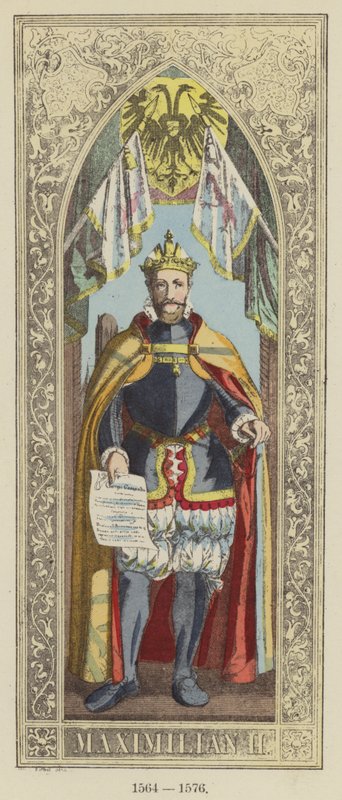 Maximilian II, 1564-1576 alkotó: German School