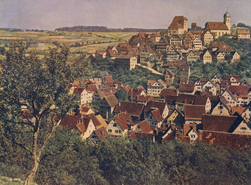 Altensteig, Fekete-erdő, Németország (színes fotó) alkotó: German Photographer