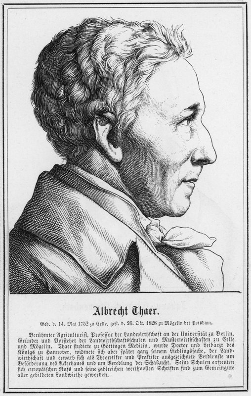 Albrecht Thaer (metszet) alkotó: German School