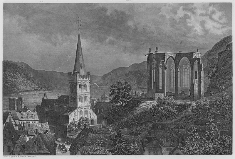 Bacharach (metszet) alkotó: German School